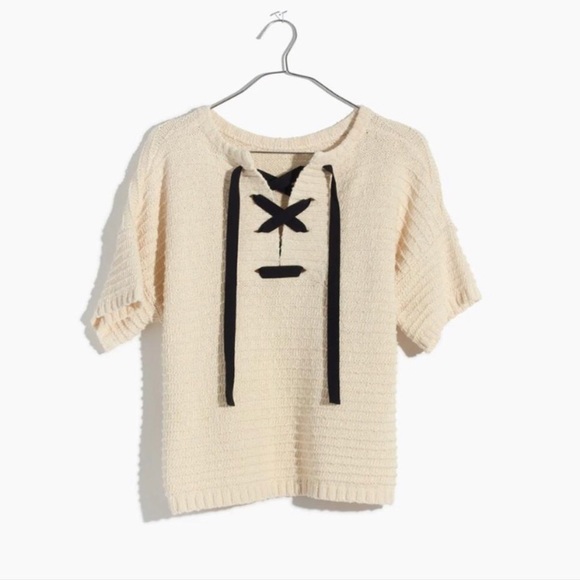 Madewell Boxy Short Sleeve Sweater - Picture 3 of 3